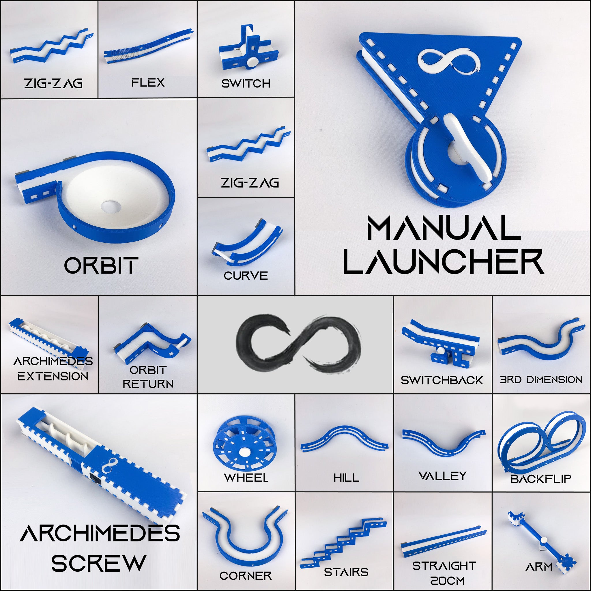 Infinity Trax - Faraday Edition | 3D Printable Digital Download