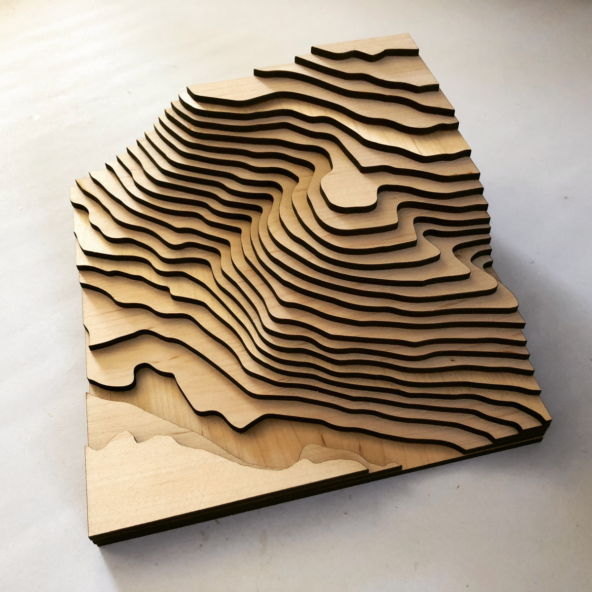 Mini Topographic Custom topographical map – Deep Make